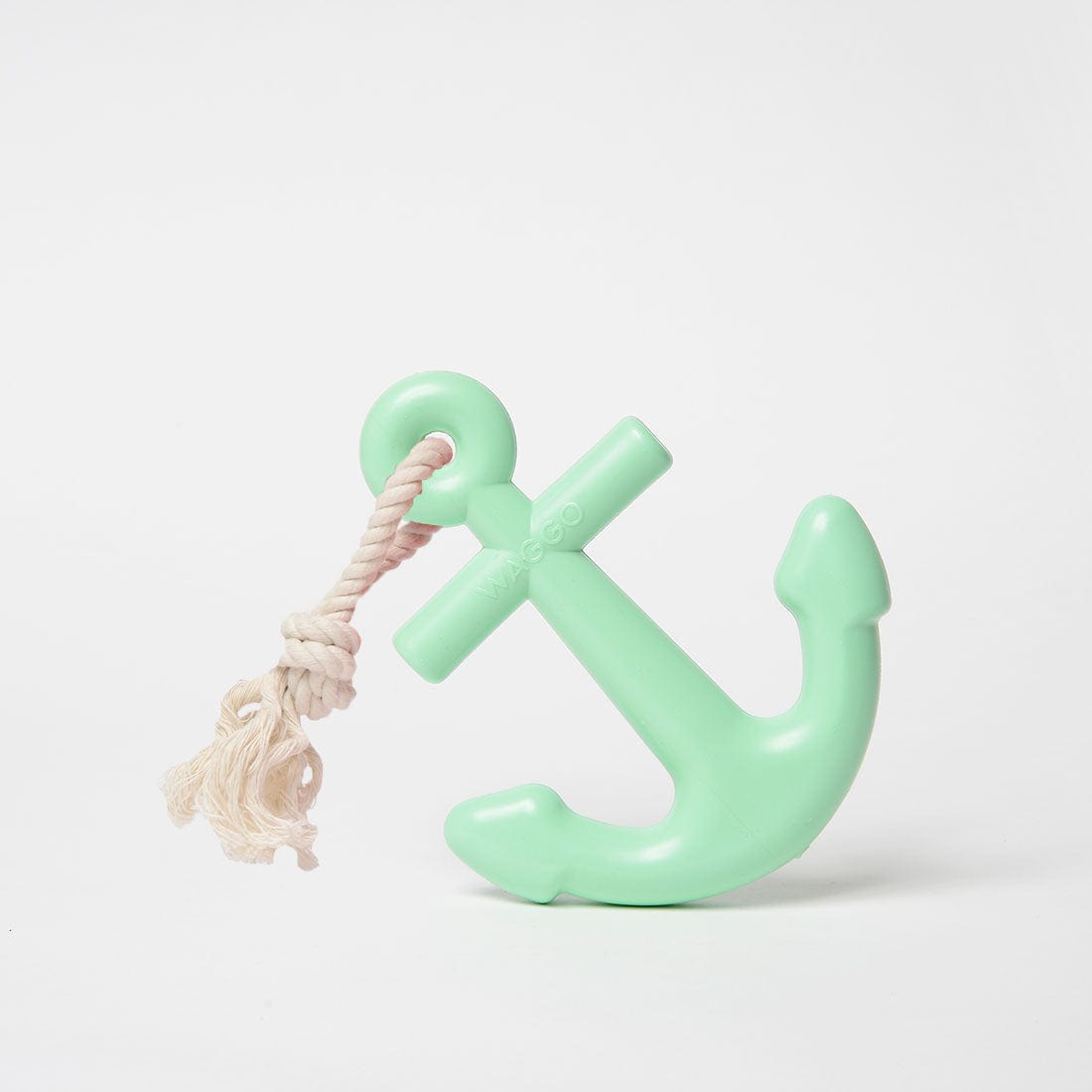 Waggo Mint Anchor / Large Anchors Aweigh Rubber Dog Toy by Waggo Lay Lo Pets